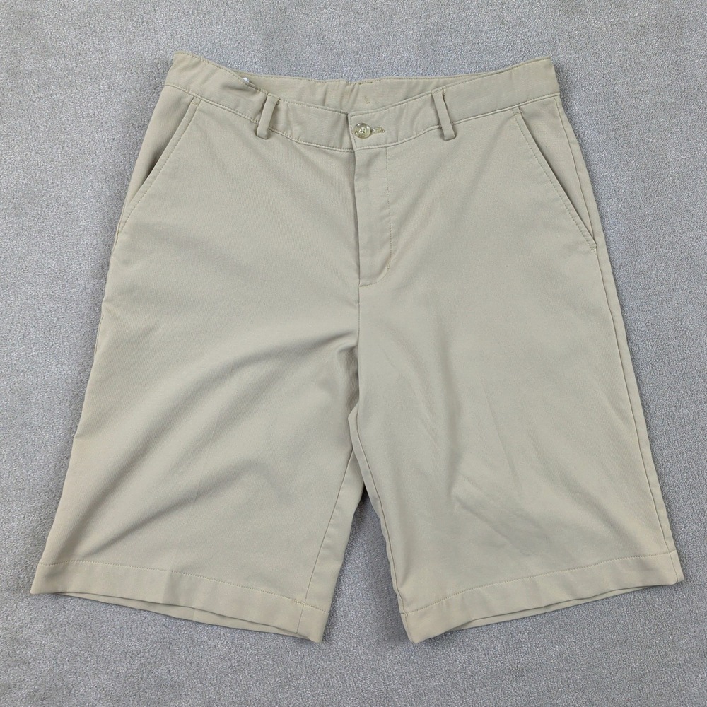 Slazenger Golf Shorts Size XL Womens Tan Khaki Performance Stretch Athletic